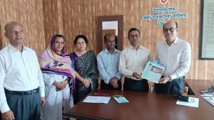 নিউজলেটার রোগীকল্যাণ বার্তার ৪র্থ সংখ্যা হস্তান্তর